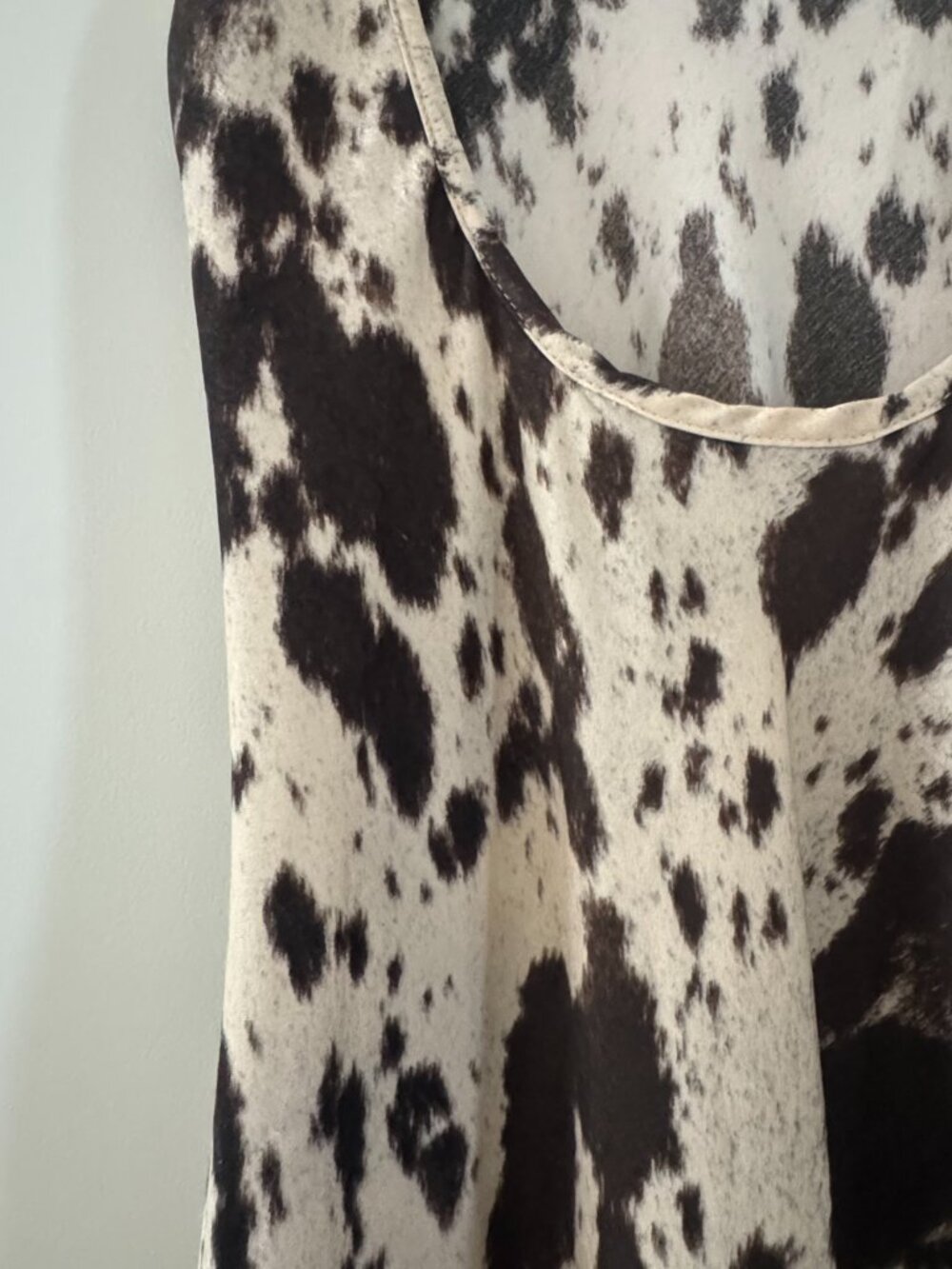 Zara Cowprint Maxi Slip Dress - Picture 11 of 13